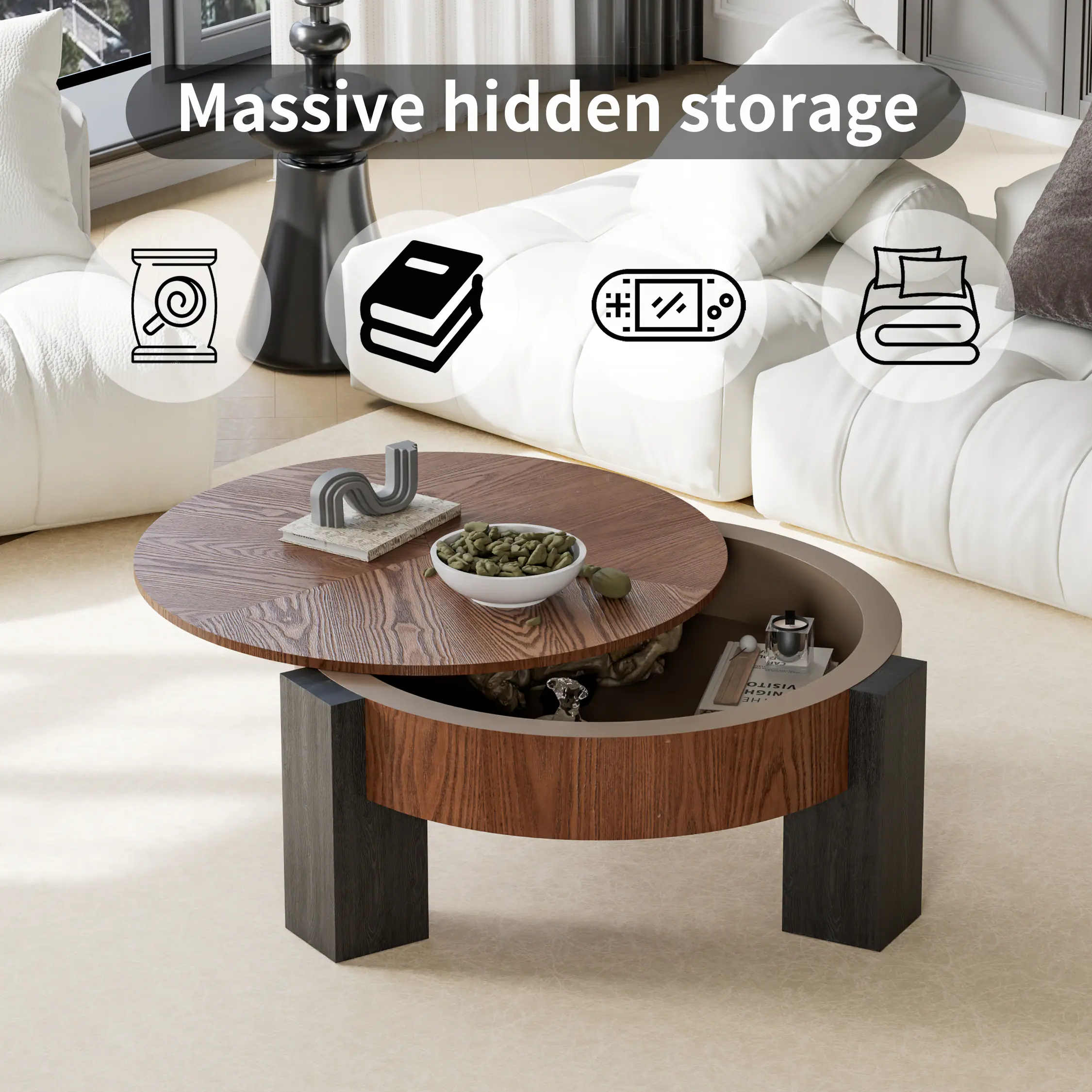 Massive hidden storage