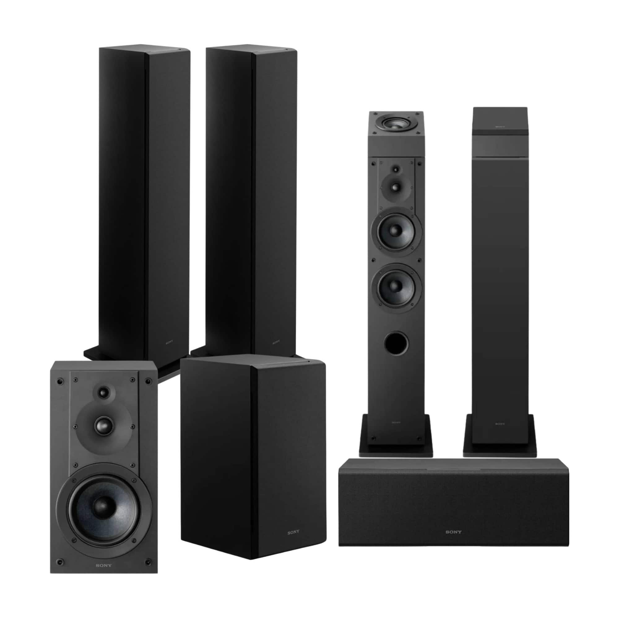Sony - Complete 7 Speaker System-SSCS3M2 (2),SSCS5M2 (PAIR),SSCS8M2,SSCSEM2 (PAIR)