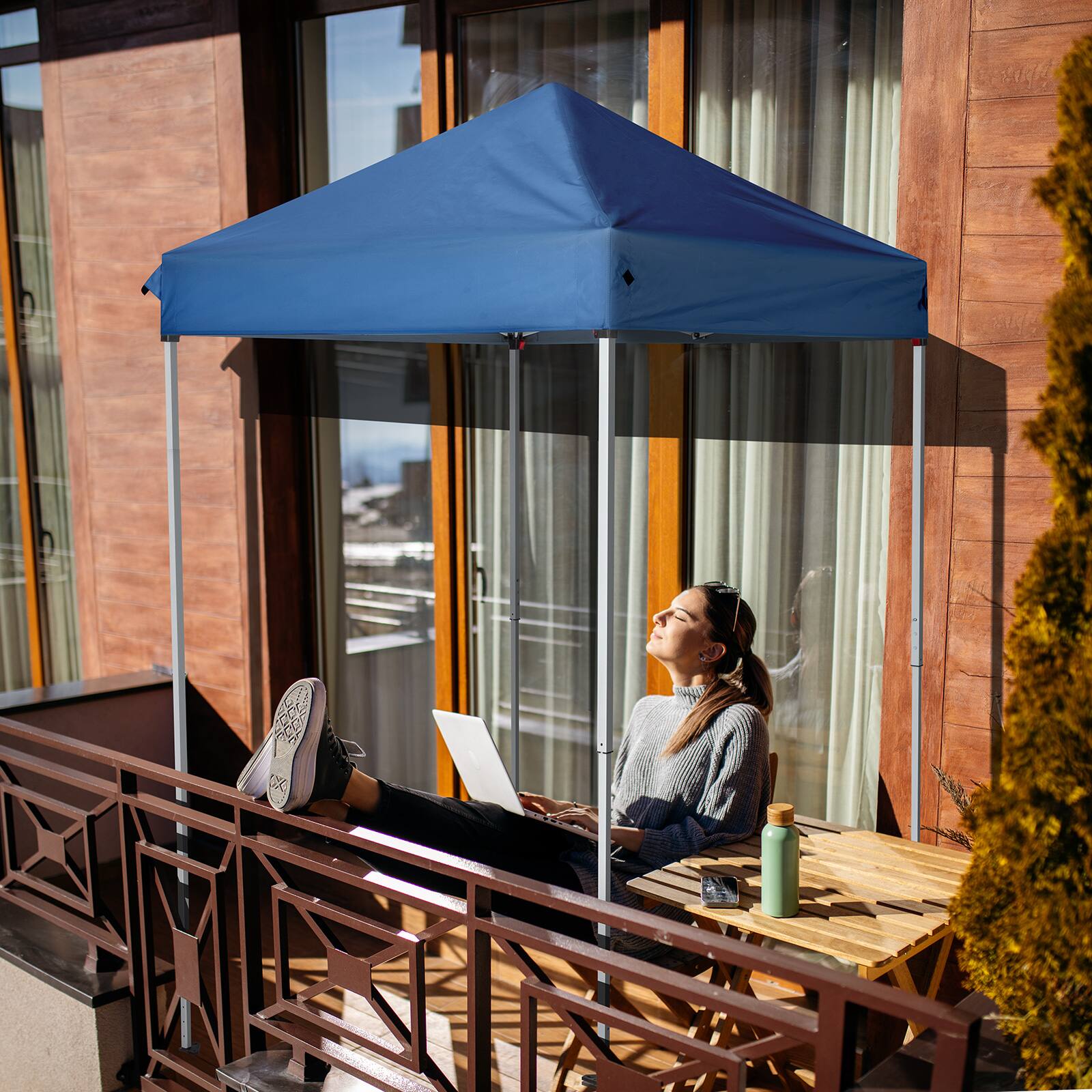 Winado 5x5 Pop Up Canopy Tent, Ez Up Outdoor Canopy Tent Instant