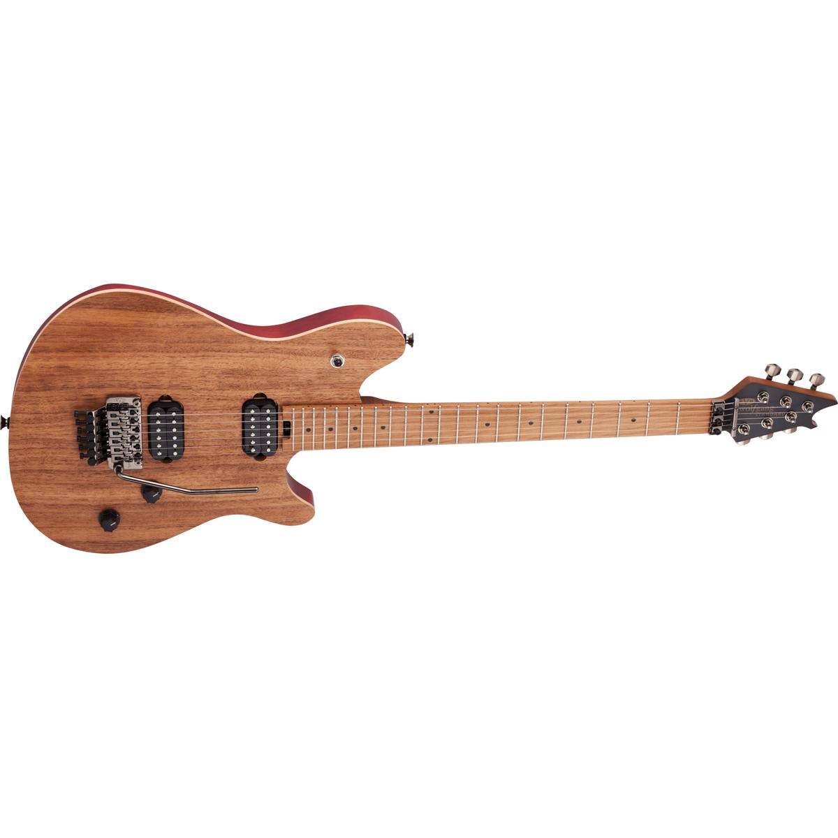 Alt View 4. EVH - EVH Wolfgang Standard Exotic Koa Electric Guitar, Baked Maple Fingerboard, Natural.