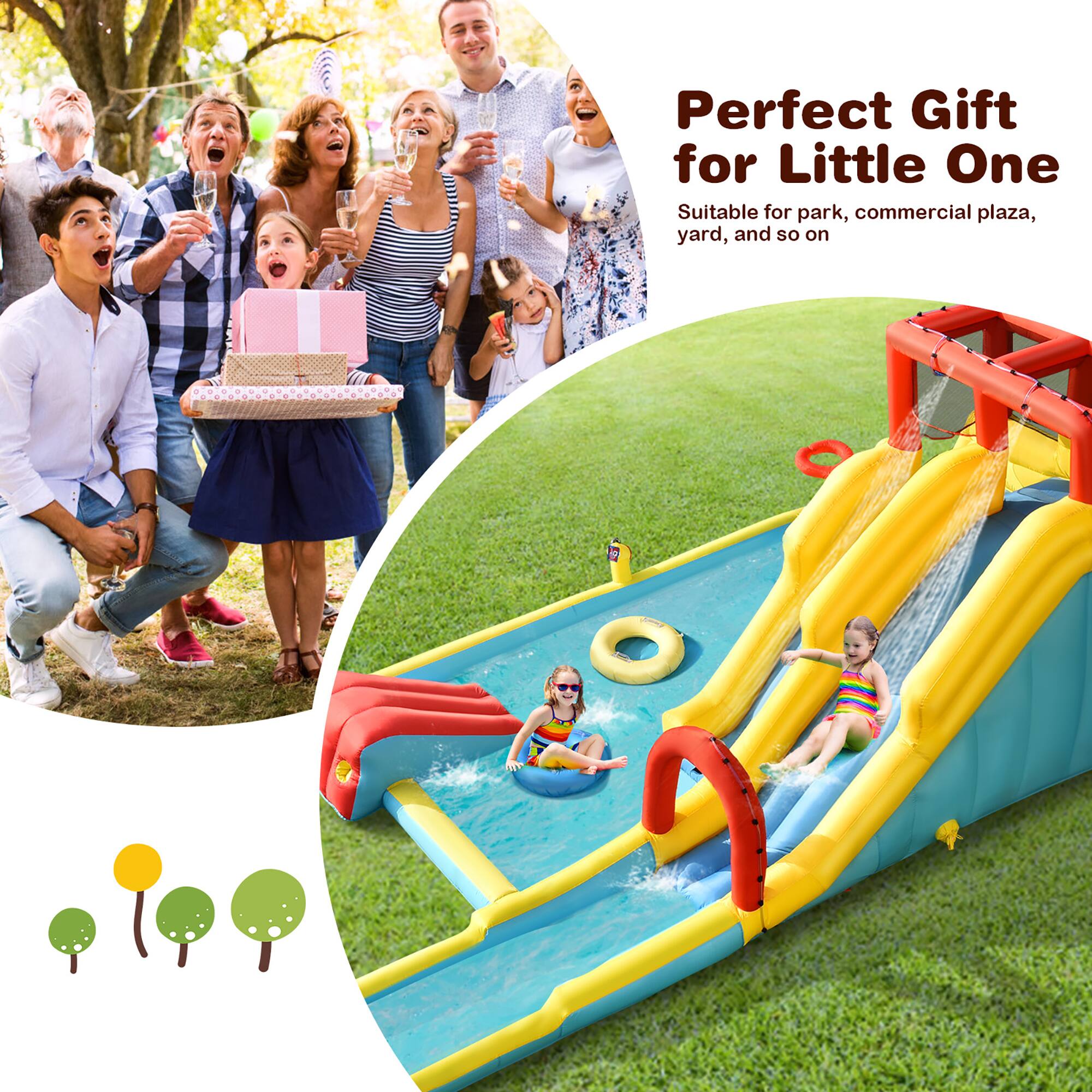 Perfect Gift for Little One  
Suitable for park, commercial plaza, yard, and so on
