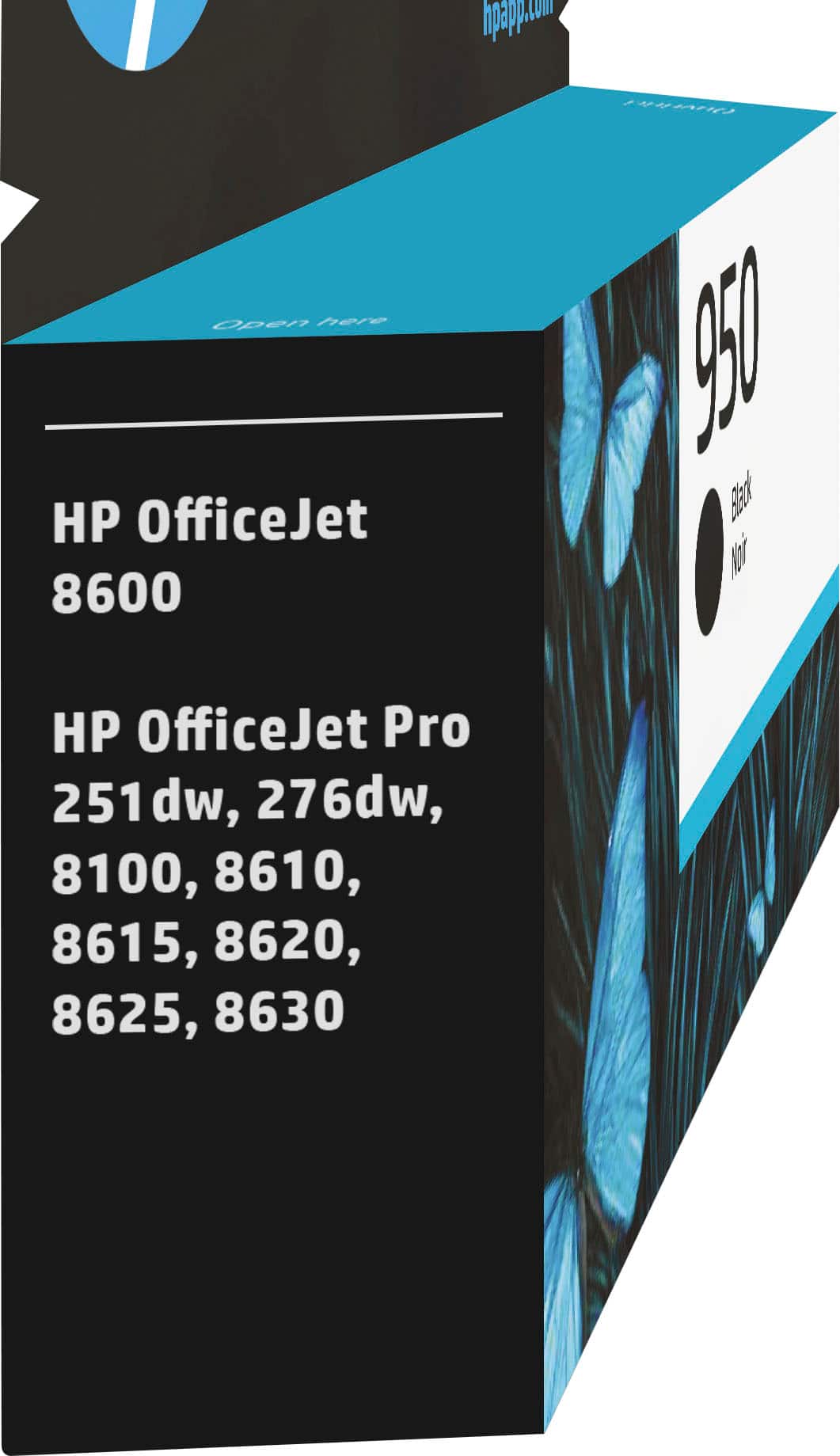 Alt View 11. HP - 950 Standard Capacity Ink Cartridge - Black.