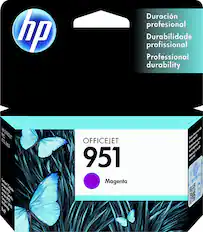 Front. HP - 951 Ink Cartridge - Magenta.