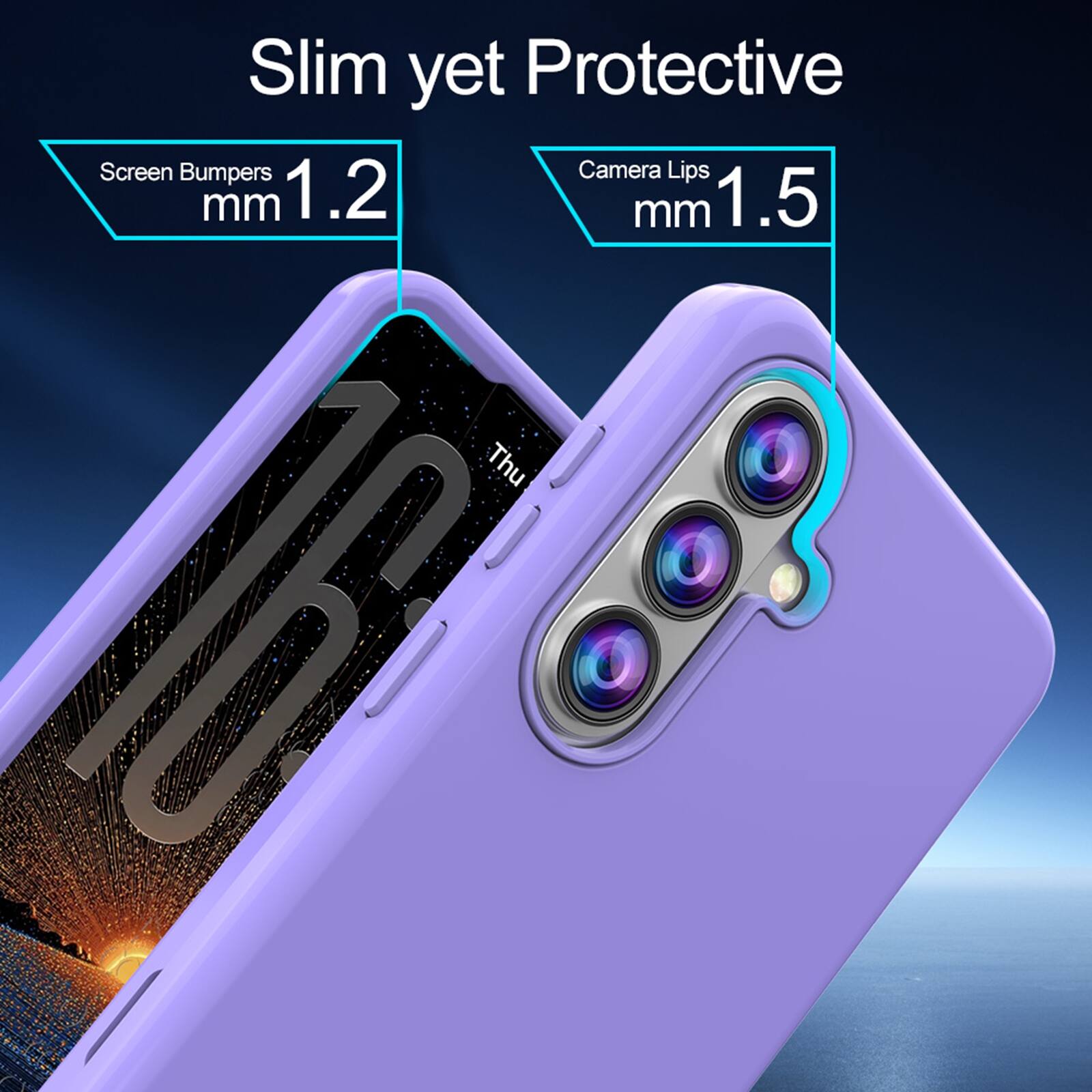 Slim yet Protective

Screen Bumpers 1.2 mm

Camera Lips 1.5 mm