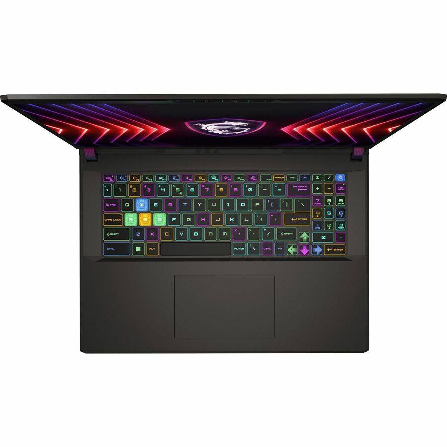 Alt View 5. MSI - MSI Vector HX 17 in Gaming Laptop Intel Core i9-14900HX RTX 4090 64GB 2TB Win11PRO - Intel HM770 Chip - 2560 x 1600 - Gray.