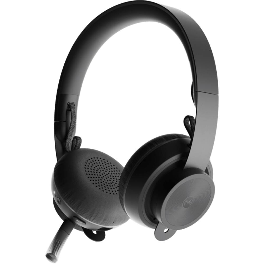 Left. Logitech - Zone Wireless Plus Headset UC - Black.