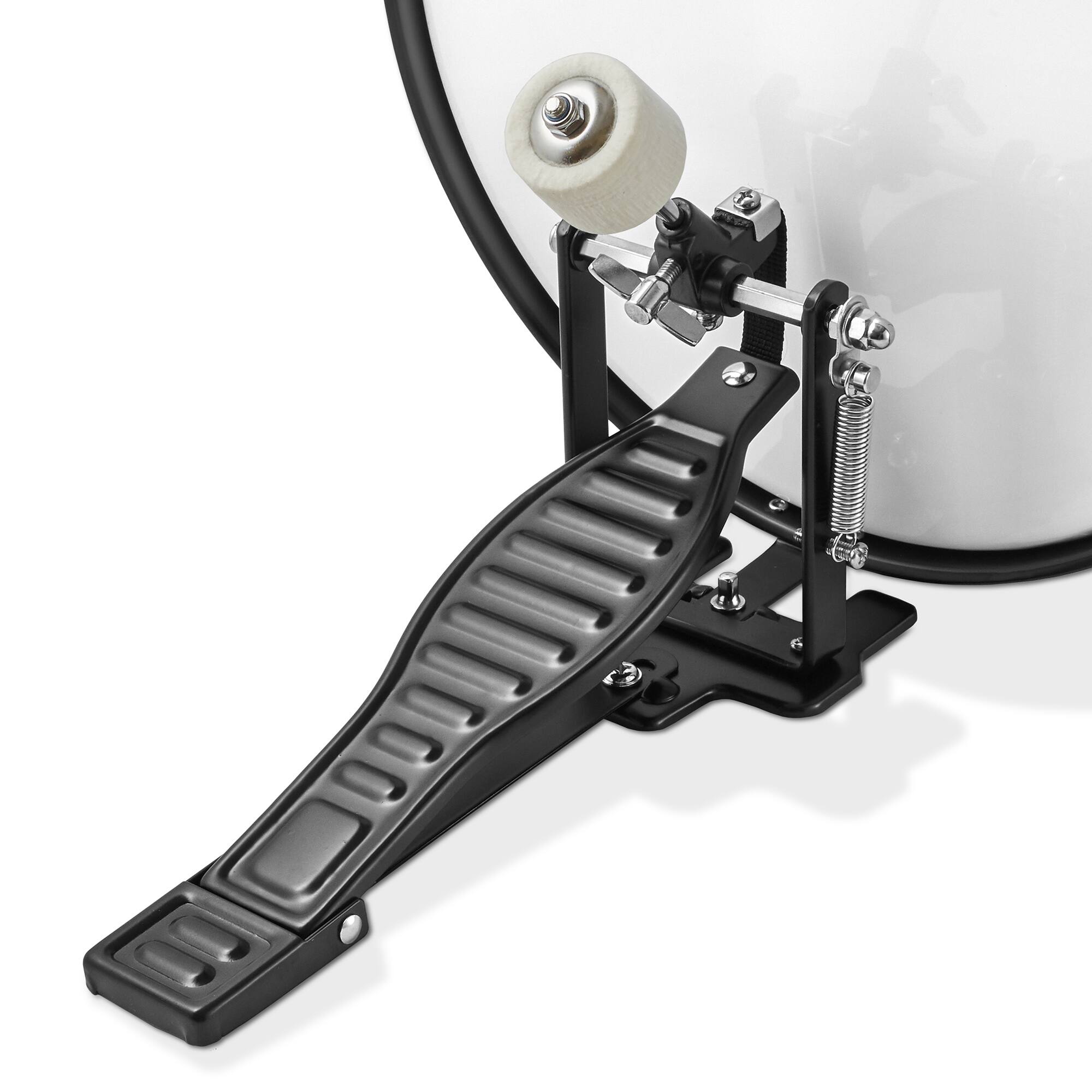 Alt View 5. Gammon Percussion - 3pc Junior Drum Set - Beginner Kit with Throne - Cymbal - Drumsticks - Silver.