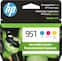 HP - 951 3-Pack Standard Capacity Ink Cartridges - Cyan/Magenta/Yellow
