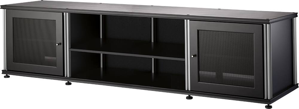 Left. Salamander Designs - Synergy Quad TV Stand for Flat-Panel TVs Up to 80" - Black.