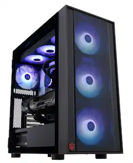 ADVANCED BATTLESTATIONS - ABS Eurus Ruby Gaming PC - Windows 11 - AMD Ryzen 7 7800X3D - GeForce RTX 5070 - 32GB DDR5 - 2TB - Black