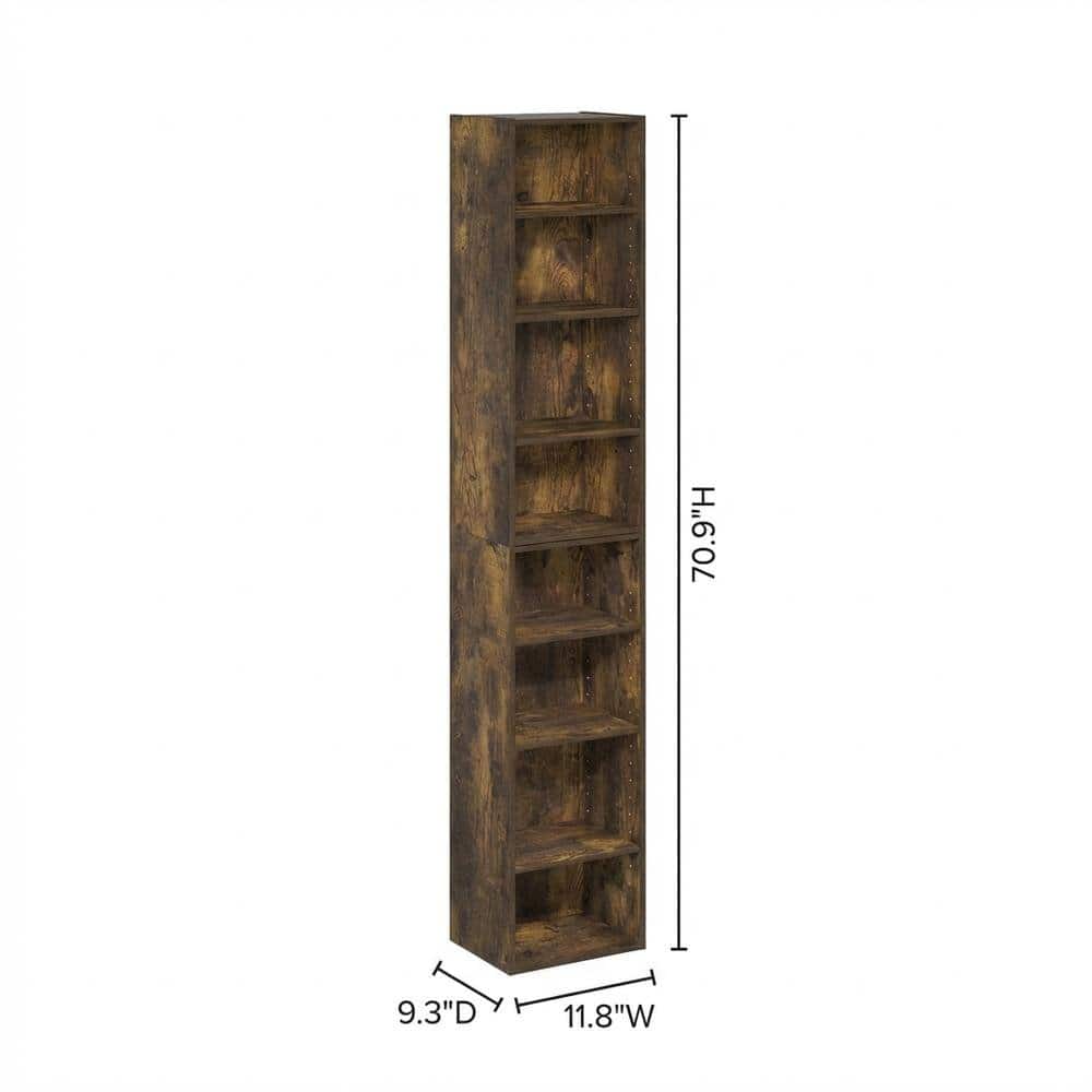 FurniFact - Wooden Bookcase in Classic Finish for Home & Office Storage - Amber Pine price history on PriceWatchPro