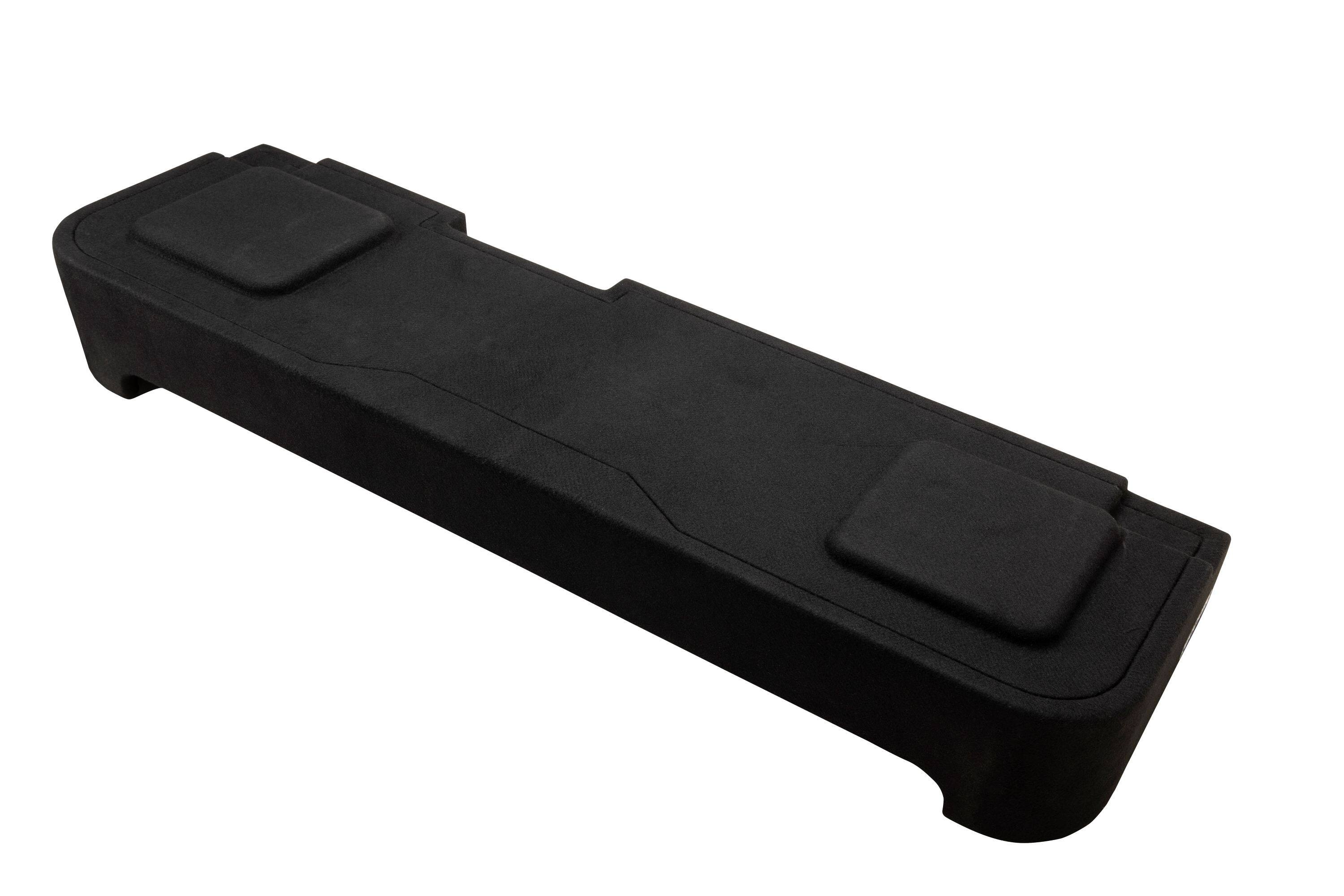 Left. KICKER - L7T Dual 12"  2-Ohms Enclousure Subwoofer for Select 2008 and up Chevrolet Silverado and GMC Sierra - Black.