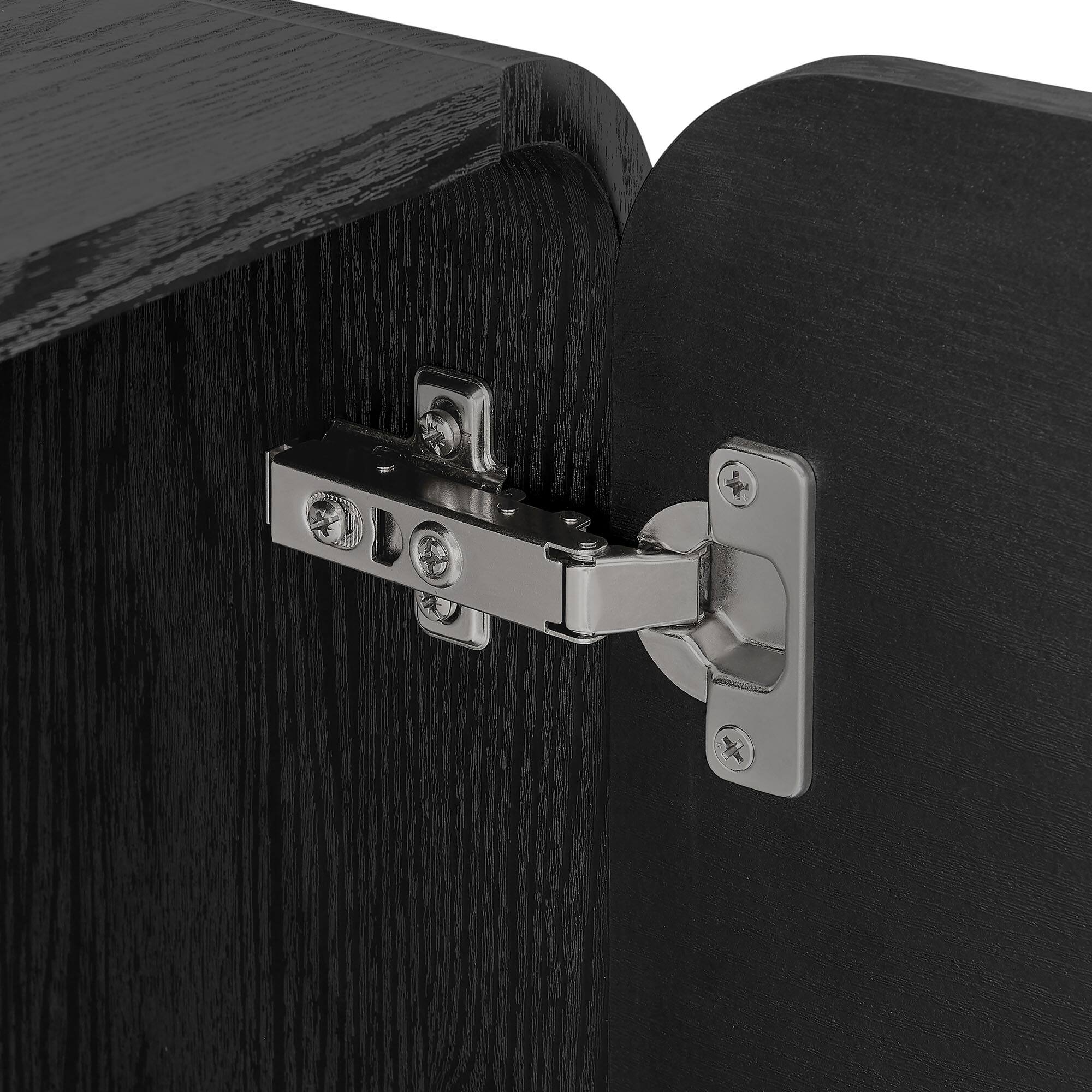 Alt View 7. Modway - Sonnet 57" Sideboard Storage Cabinet by Modway - Black.