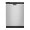 Amana - 24 inch Front Control Built-In Dishwasher with Triple Filter Wash and 59 dBA - Stainless Steel
