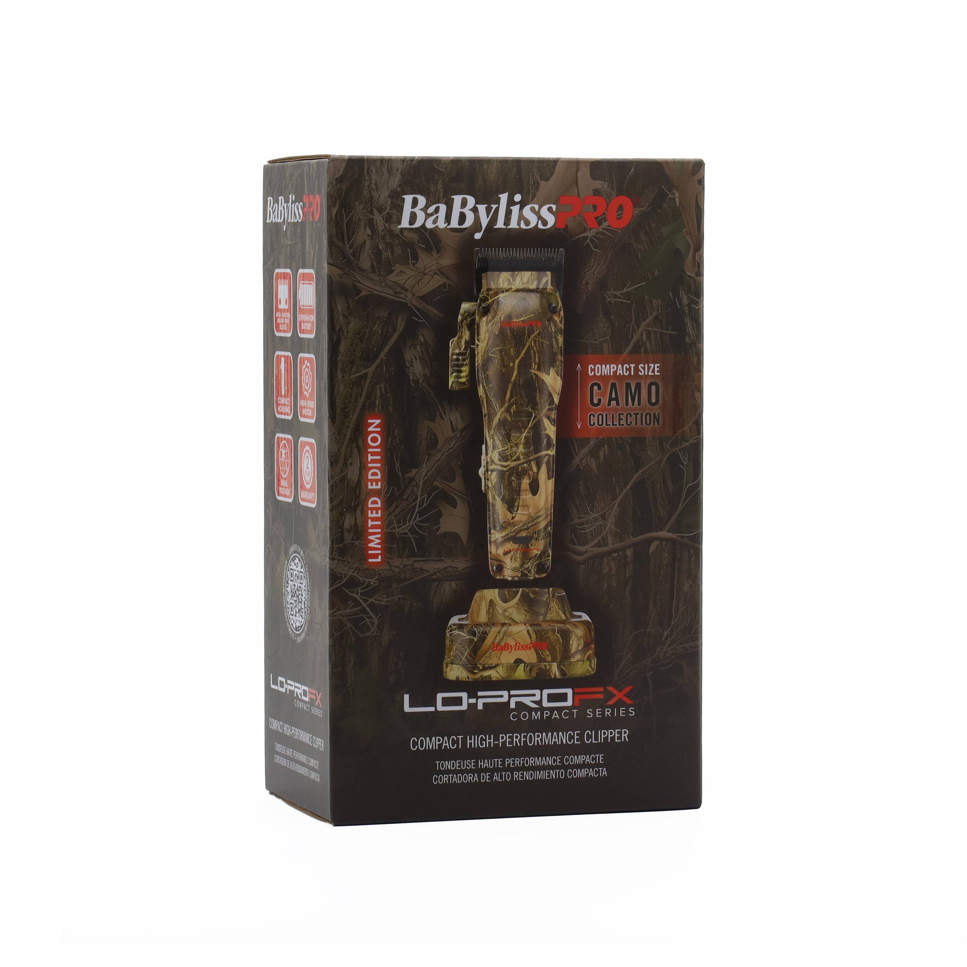 Babyliss Pro  
LO-PROFX Compact Series  
Compact High-Performance Clipper  
Compact Size Camo Collection  
Limited Edition 055  
Tondeuse Haute Performance Compacte  
Cortadora de Alto Rendimiento Compacta