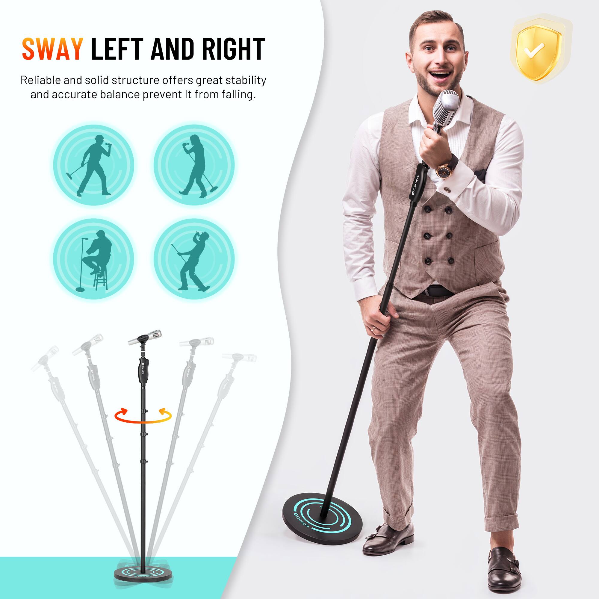 SWAY LEFT AND RIGHT  
Reliable and solid structure offers great stability and accurate balance to prevent it from falling.