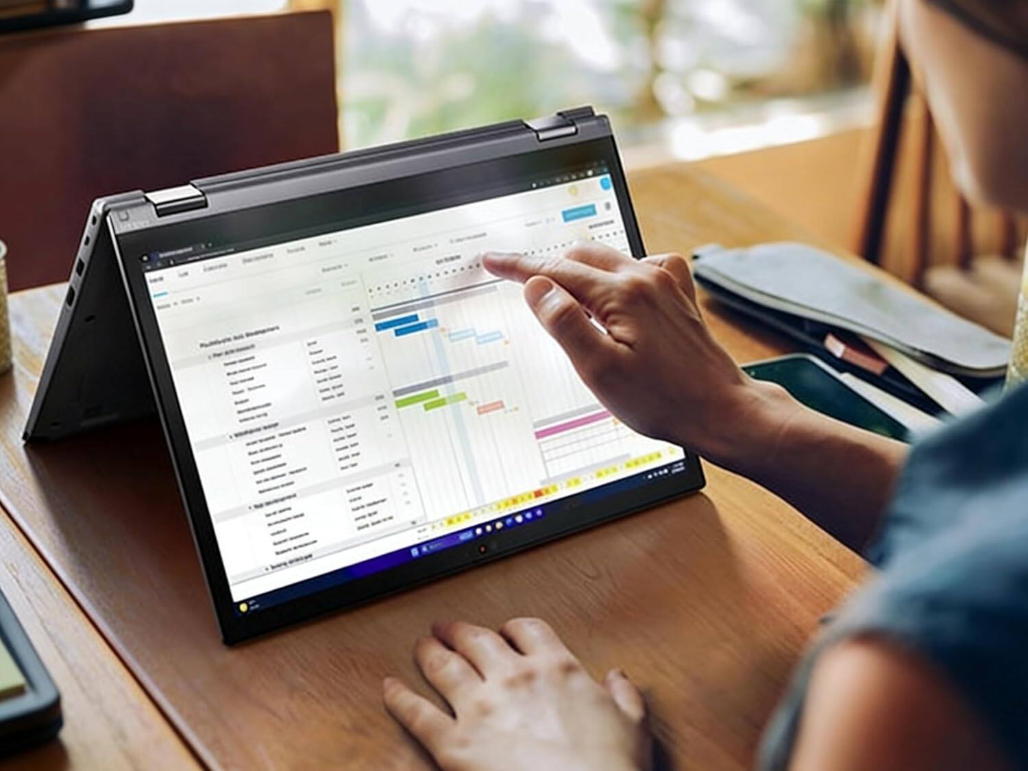 Alt View 8. Lenovo - ThinkPad L13 Yoga Gen 5 2-in-1 Laptop - 13.3" FHD+ Touch AI PC - Intel Core Ultra5 - 32GB RAM - 1TB SSD - Win11Pro - Black.