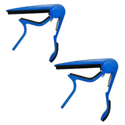 Front. 5 CORE - 5Core Capo Pair Acoustic Electric Guitar 6 String Kapo Clip For Banjo Mandolin Ukulele.