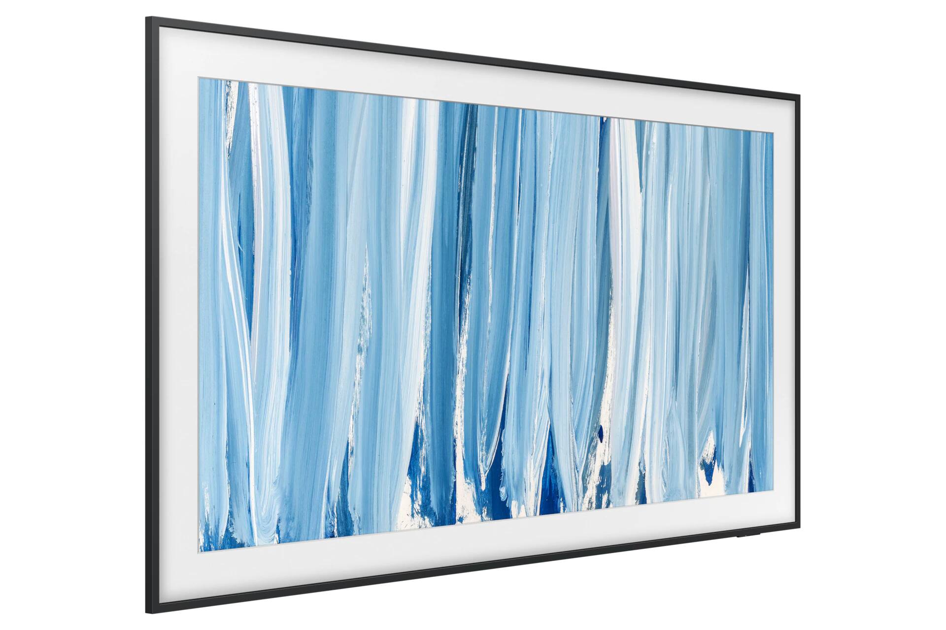Angle. Samsung - Samsung QN55LS03HWFXZA 55" The Frame Pro Neo QLED 4K Smart Tizen TV with 6 Year Amber Protection Plan (2026) - Black.