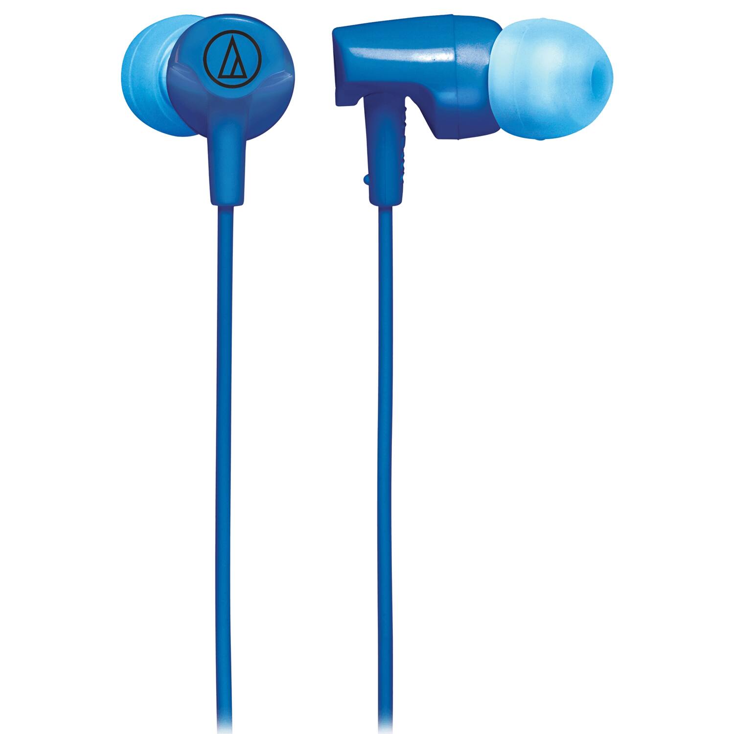 Alt View 1. Audio-Technica - SonicFuel In-ear Headphones with In-line Mic & Control ATH-CLR100iSBL - Blue.