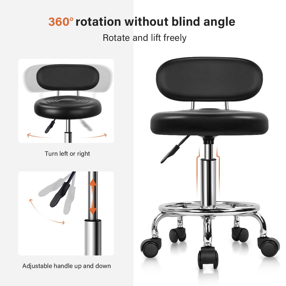 360° rotation without blind angle  
Rotate and lift freely  

Turn left or right  

Adjustable handle up and down