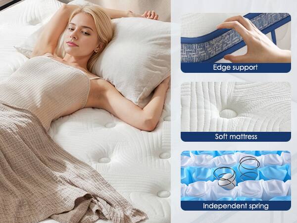 Edge support  
Soft mattress  
Independent spring