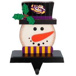 The Memory Company - LSU Tigers Snowman Stocking Holders - Multicolor