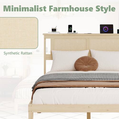 Minimalist Farmhouse Style  
Synthetic Rattan