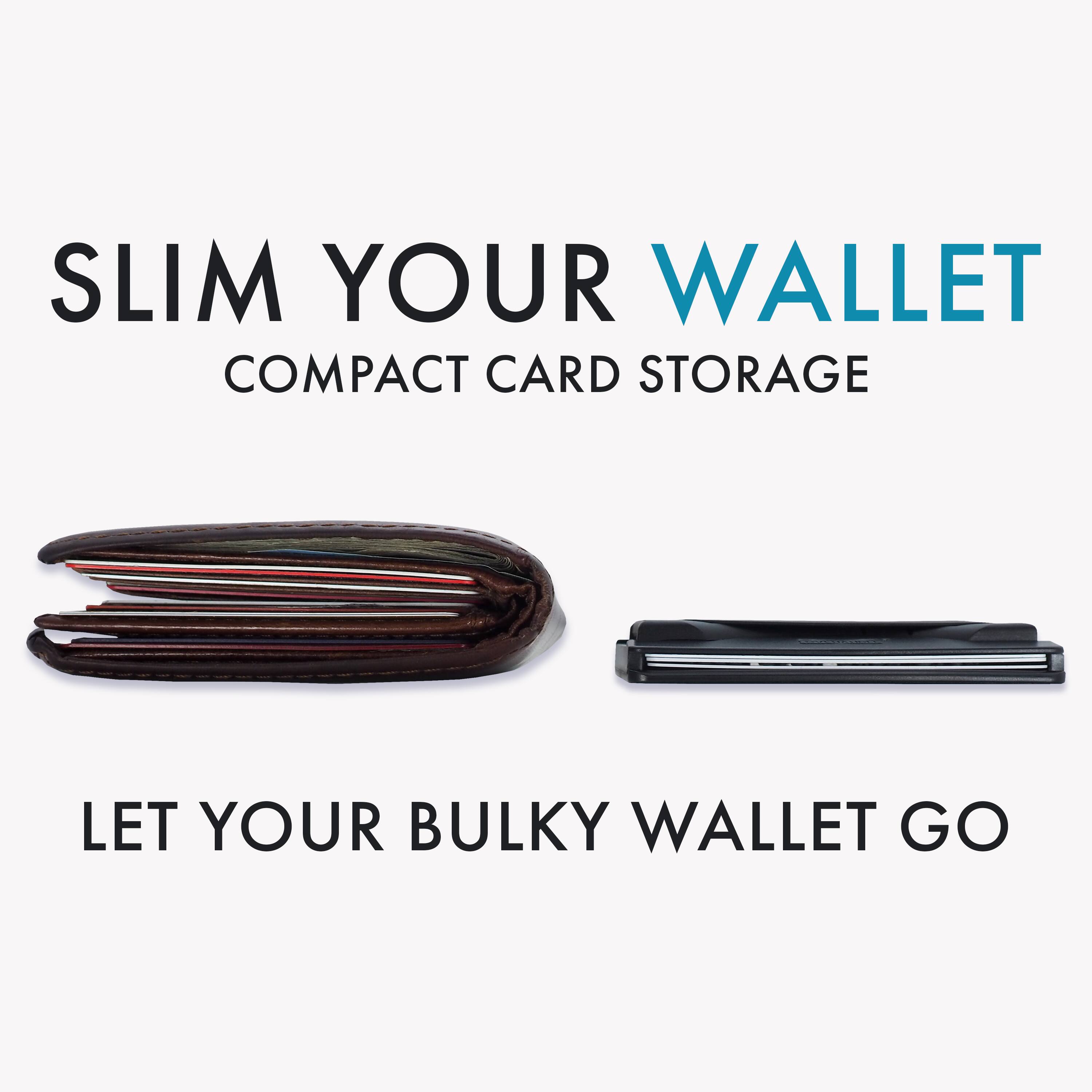 Slim Your Wallet Compact Card Storage Let Your Bulky Wallet Go