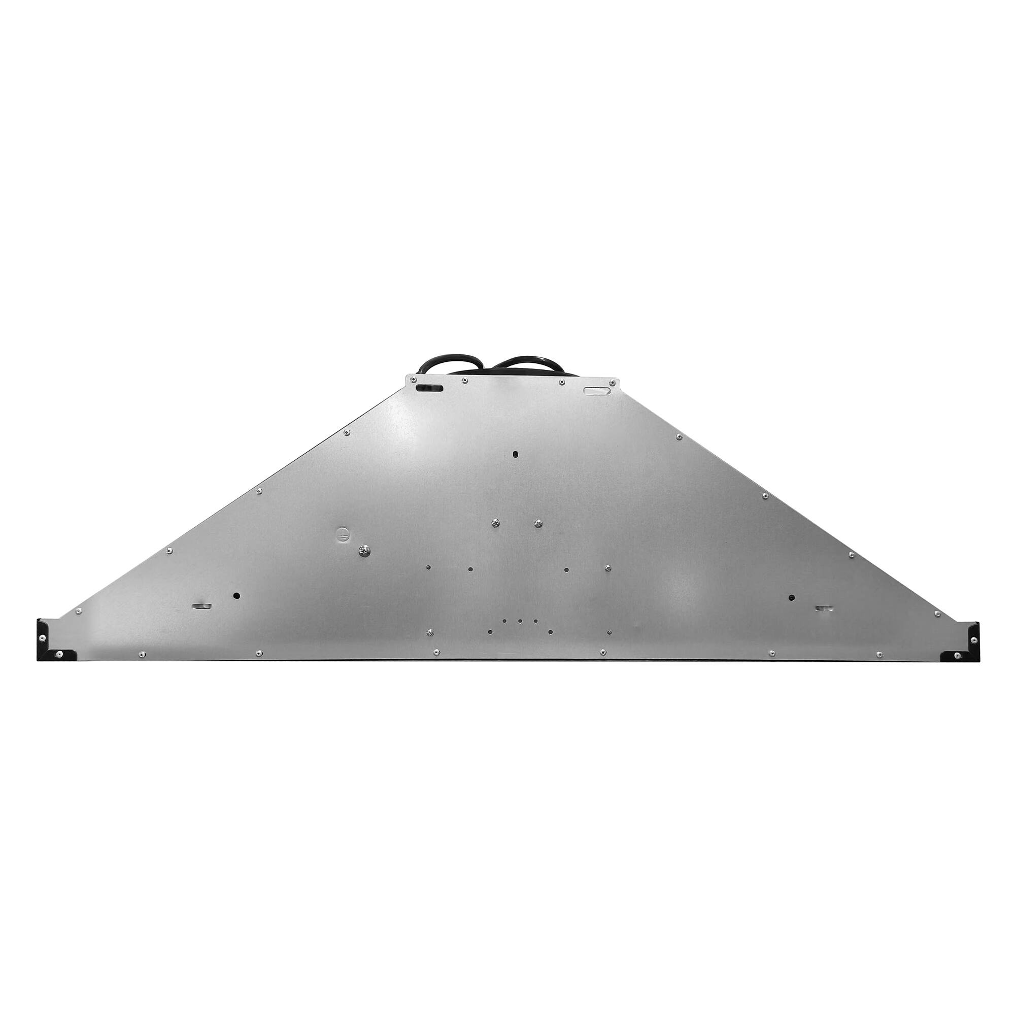 Alt View 7. COSMO - COS-63190S-BK 36 in. Vista Collection 380 CFM Ducted Wall Mount Range Hood, Touch Controls, LED Lights - Matte Black.