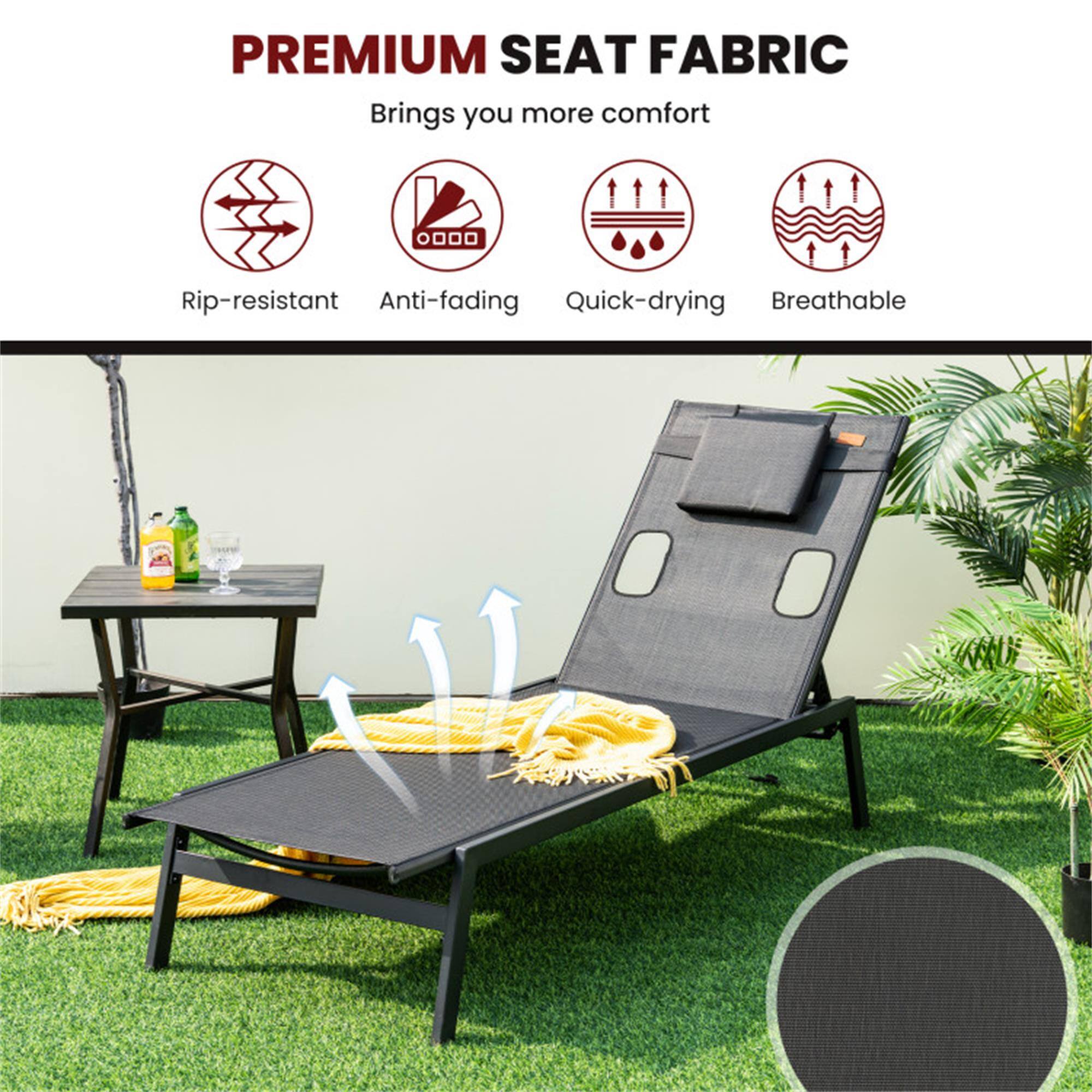 PREMIUM SEAT FABRIC  
Brings you more comfort  
- Rip-resistant  
- Anti-fading  
- Quick-drying  
- Breathable