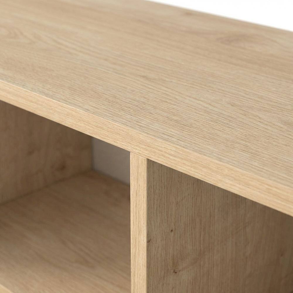 Alt View 4. FurniFact - Beige Floating TV Stand for 75 Inch TVs – Wall Mounted Entertainment Center - Beige.
