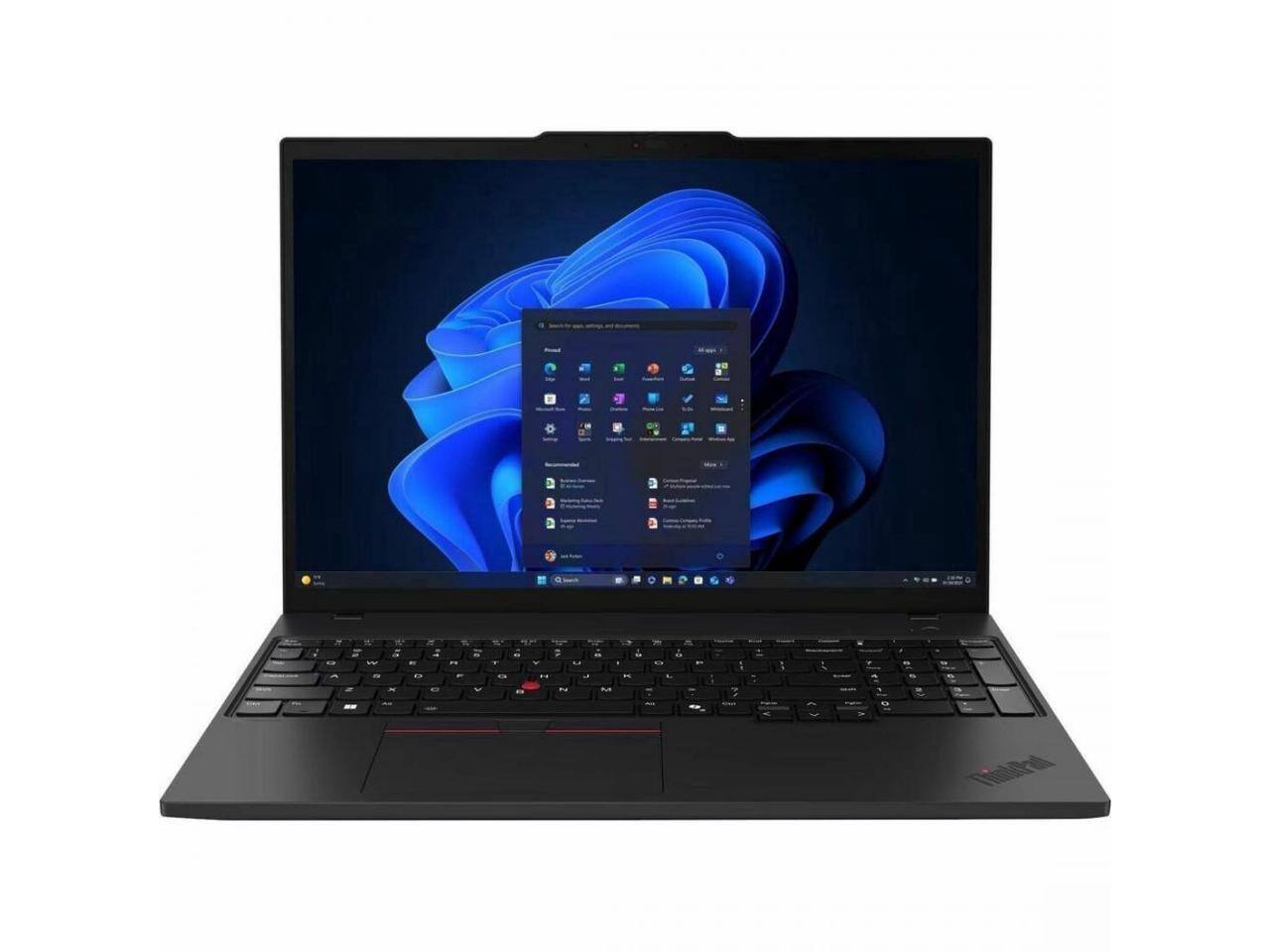 Alt View 7. Lenovo - Lenovo ThinkPad T16 Gen 4 16" Touchscreen Copilot+ PC - Intel Core Ultra 7 - 32 GB - 512 GB SSD - Windows 11 Pro - Black.