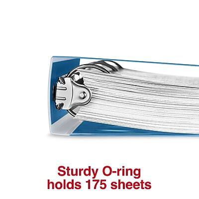 Sturdy O-ring holds 175 sheets