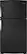Front Standard. Whirlpool - 21.2 Cu. Ft. Top-Freezer Refrigerator - Black.