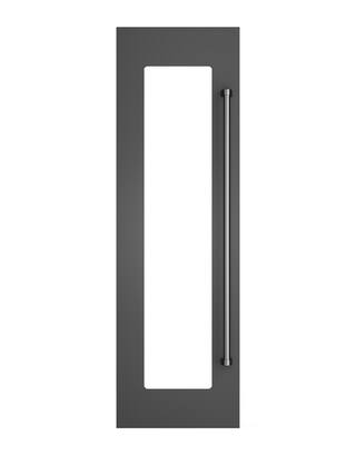 Front. Viking - 24"W. Door Panel for Viking Veil FDWCIC7240L Left Hinge Wine Models - Damascus Gray - Damascus Gray.