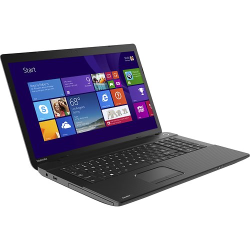 Toshiba Satellite C75D-A7310 17.3 inch 8GB LED Laptop Computer with 2.0Ghz AMD Quad-Core A6-5200M Processor, 750GB HDD, Webcam
