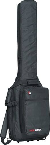 Angle Standard. Tour Grade - Padded Gig Bag for Most Bass Guitars - Black.