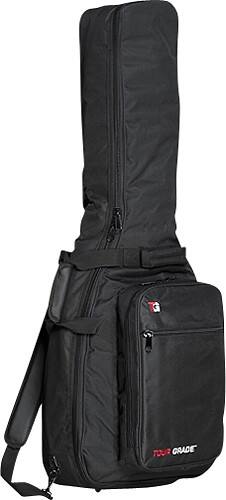 Angle Standard. Tour Grade - Padded Gig Bag for Most Dreadnaught Acoustic Guitars - Black.
