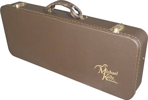 Angle Standard. Michael Kelly - Case for Most F-Style Mandolins - Brown.