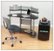 Front Zoom. Calico Designs - Study Corner Computer Desk - Silver/Black.