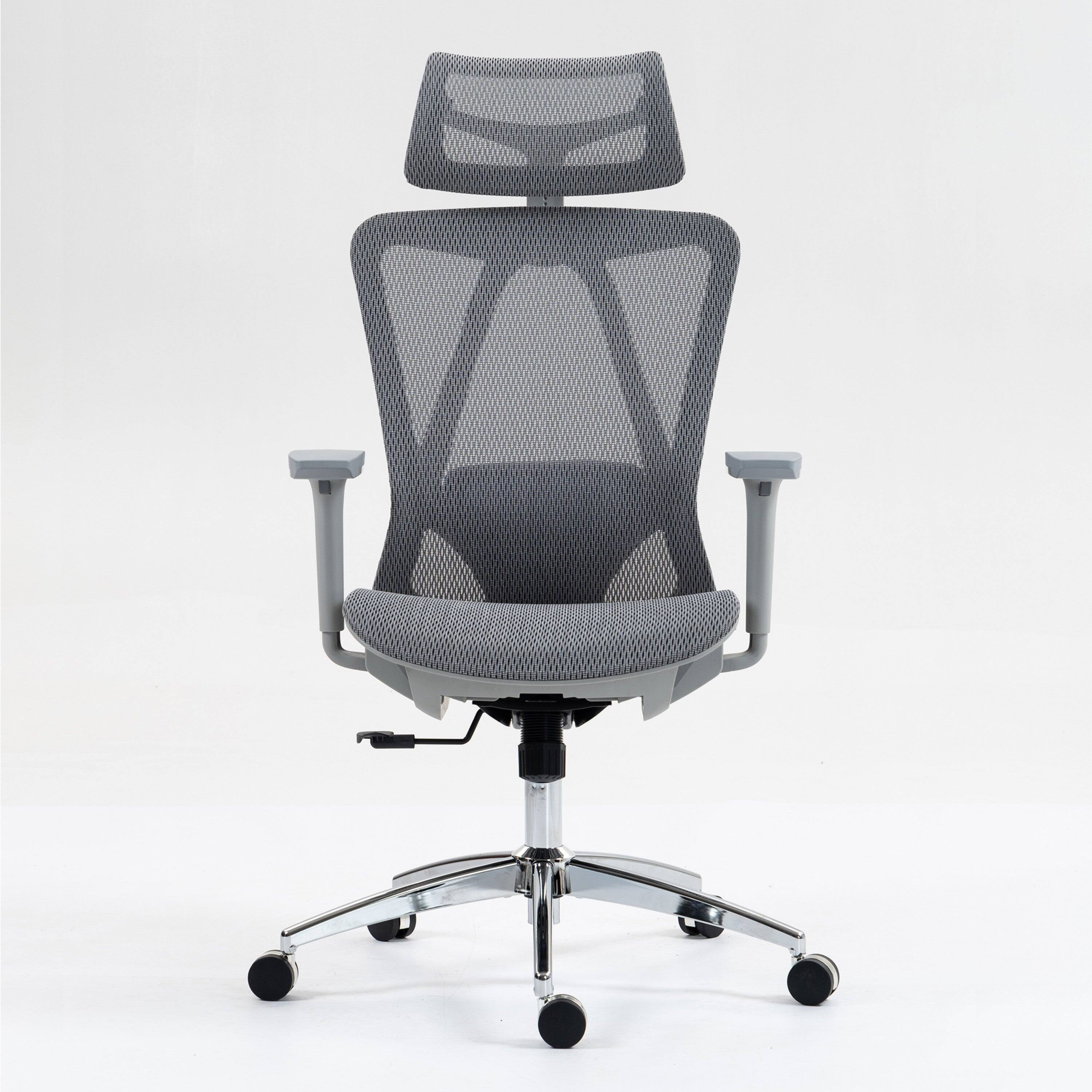 Alt View 4. Boyel Living - High Back Ergonomic Mesh Office Chair Grey - Gray.