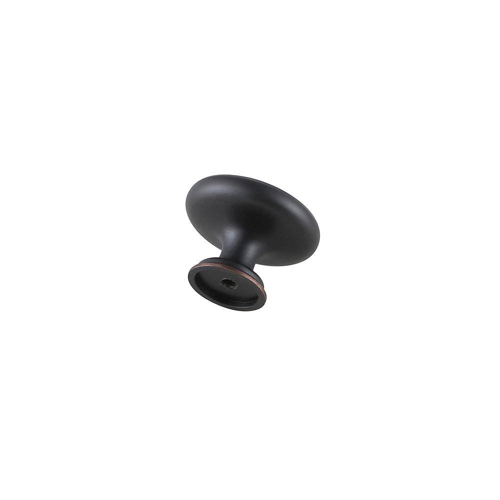 Left. Elegant Decor - Minu 1.3" Diameter Oil-rubbed Bronze Mushroom Knob Multipack (Set of 10) - Oil-Rubbed Bronze.