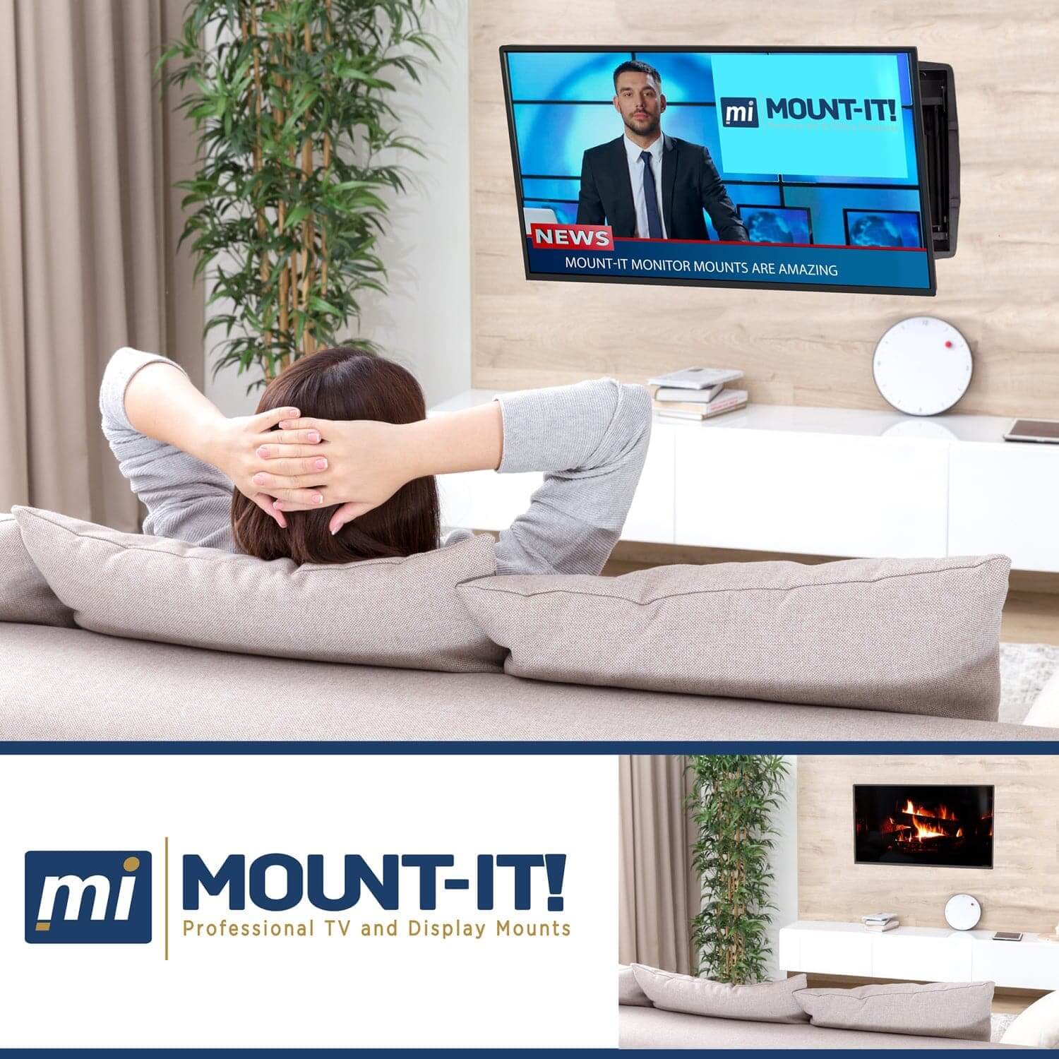 MOUNT-IT!  
Professional TV and Display Mounts  

MOUNT-IT! NEWS  
MOUNT-IT MONITOR MOUNTS ARE AMAZING