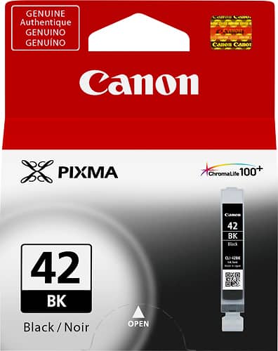 Canon - CLI-42 Ink Cartridge - Black - Larger Front
