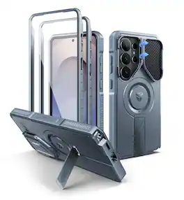 dexnor - for Samsung Galaxy S26 Ultra Case Compatible with MagSafe Rugged Shockproof Bumper Case 6.9 inch - Navy Blue