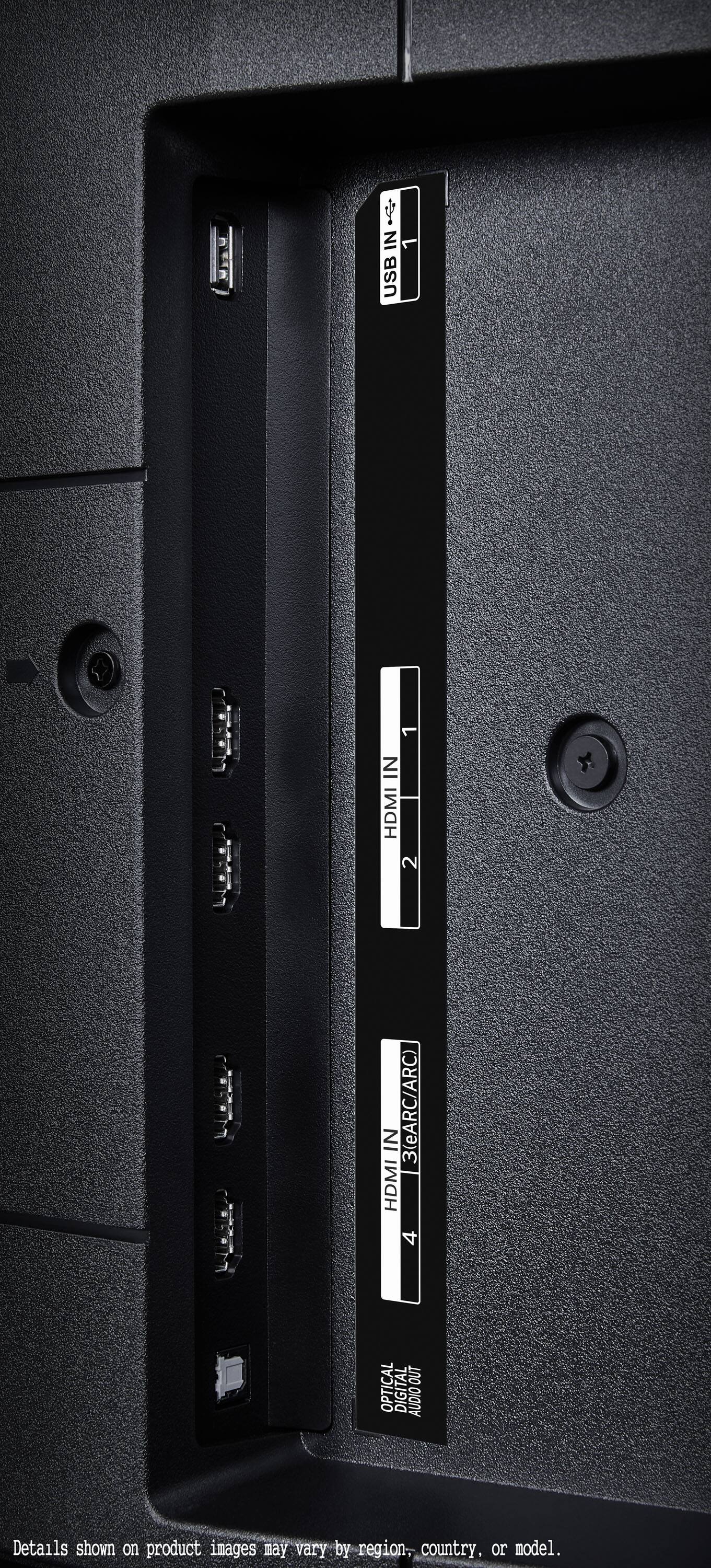I. IN USB: 1. IN HDMI: 2. IN eARC/ARC: 3. OUT OPTICAL DIGITAL AUDIO. Details shown on product images may vary by region, country, or model.