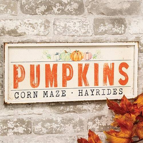 PUMPKINS  
CORN MAZE • HAYRIDES