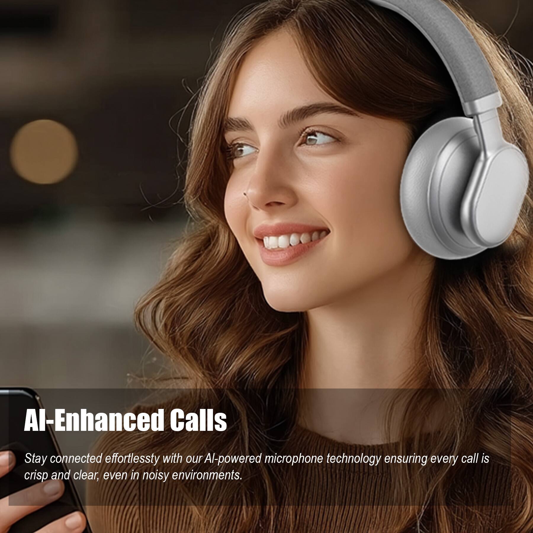 AI-Enhanced Calls

Stay connected effortlessly with our AI-powered microphone technology ensuring every call is crisp and clear, even in noisy environments.