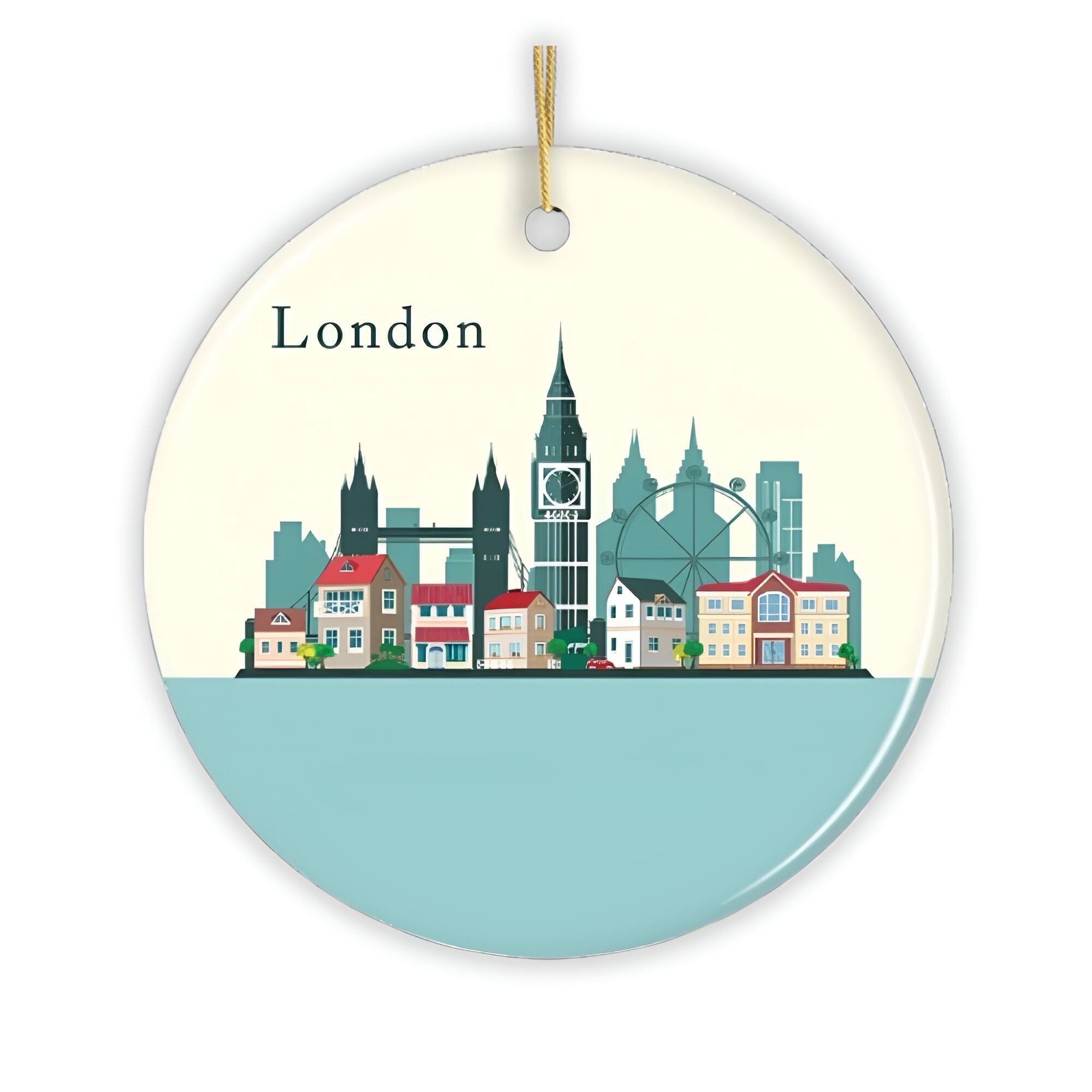 OrnamentallyYou London Ornament England Landmark Christmas Decoration ...